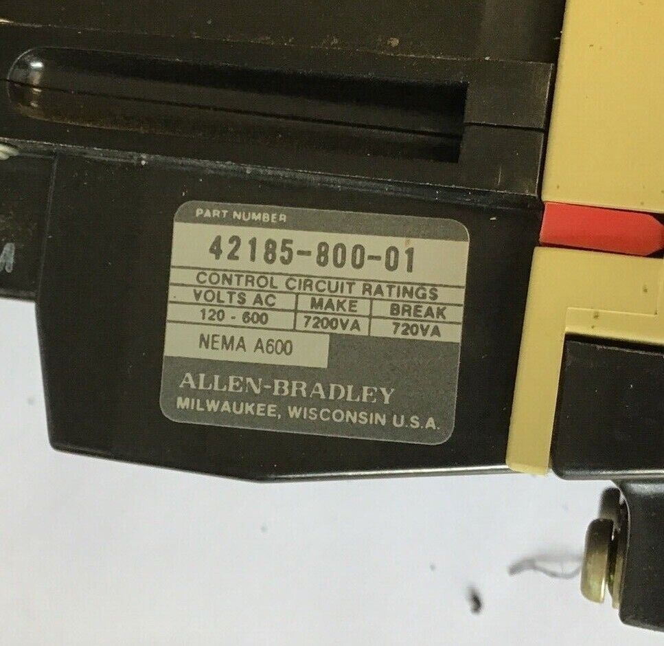 ALLEN BRADLEY 509-BOD STARTER SER.B SIZE 1 115-120V CB236 W/ W17 HEATER