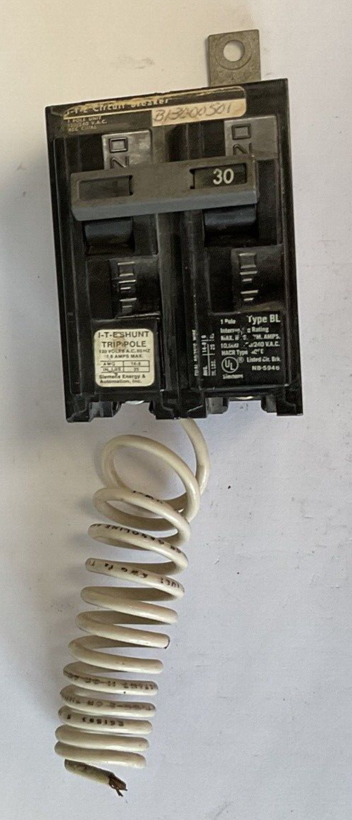 ITE B13000S01 CIRCUIT BREAKER 30A 120/240VAC 2POLE