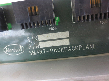 NORDSON SMART-PACKBACKPLANE 160312B (?) - PLC MODULE BOARD & 8-SLOT RACK