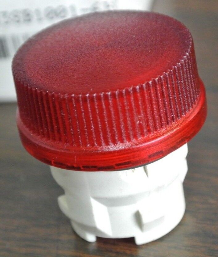 SIEMENS 3SB1001-6BC06 - LENS ASSEMBLY, 22mm, INDICATOR LIGHT - RED - NEW SURPLUS