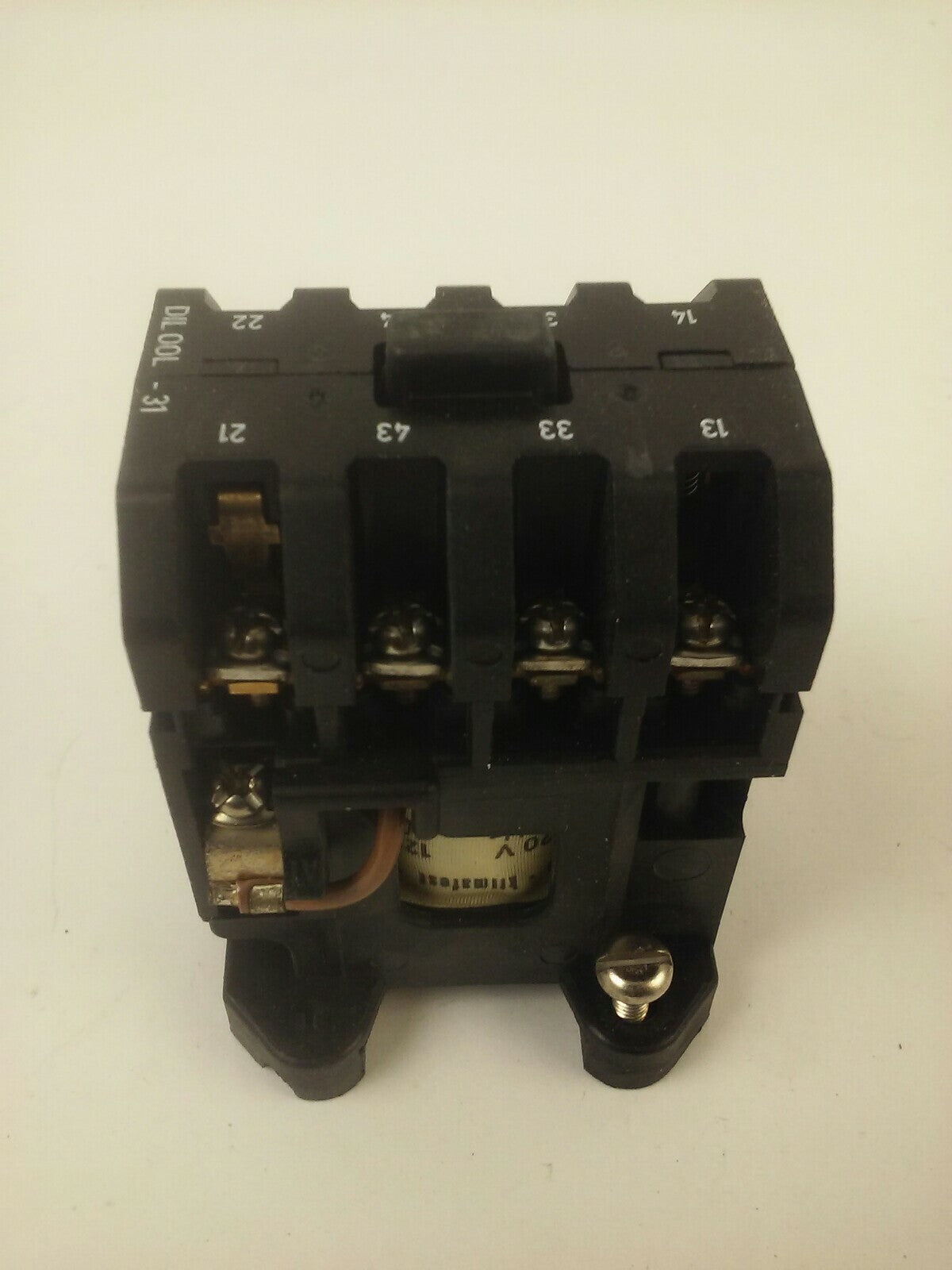 KLOCKNER MOELLER DIL00L-31-NA CONTACTOR RELAY 120V COIL 3PH 300VAC 20A 1HP