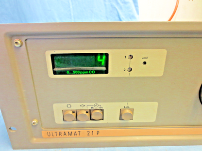 SIEMENS ULTRAMAT 21P - 7MB1122-1DA13-1BA1 - CO GAS ANALYZER - 120V , 60 HZ