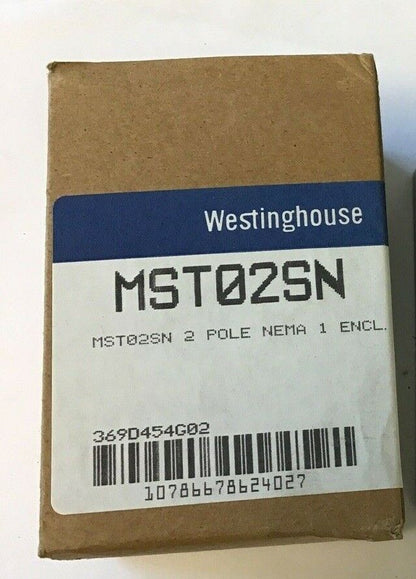 WESTINGHOUSE MST02SN 2POLE NEMA1 ENCL. SWITCH