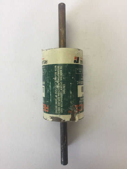 RELIANCE LCU 800 CLASS L FAST ACTING CURRENT LIMITING FUSE 800 AMPS 600 VAC