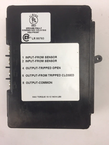 CUTLER HAMMER GRT GROUND FAULT RELAY TIME DELAY PANEL MOUNT OUTPUT 10A 250VAC