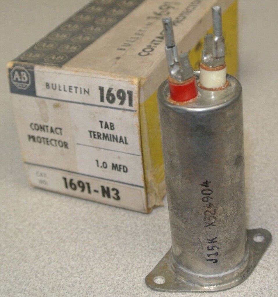 ALLEN-BRADLEY 1691-N3 CONTACT PROTECTOR / SURGE SUPPRESSOR 1.0 mfd / NEW SURPLUS