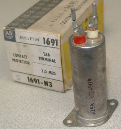 ALLEN-BRADLEY 1691-N3 CONTACT PROTECTOR / SURGE SUPPRESSOR 1.0 mfd / NEW SURPLUS