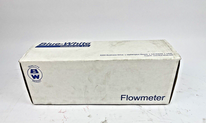 BLUE-WHITE - F-451 SERIES 1-1/2" .5-6 GPM - PTFE FLOAT, SS ROD, AND VITON O-RING