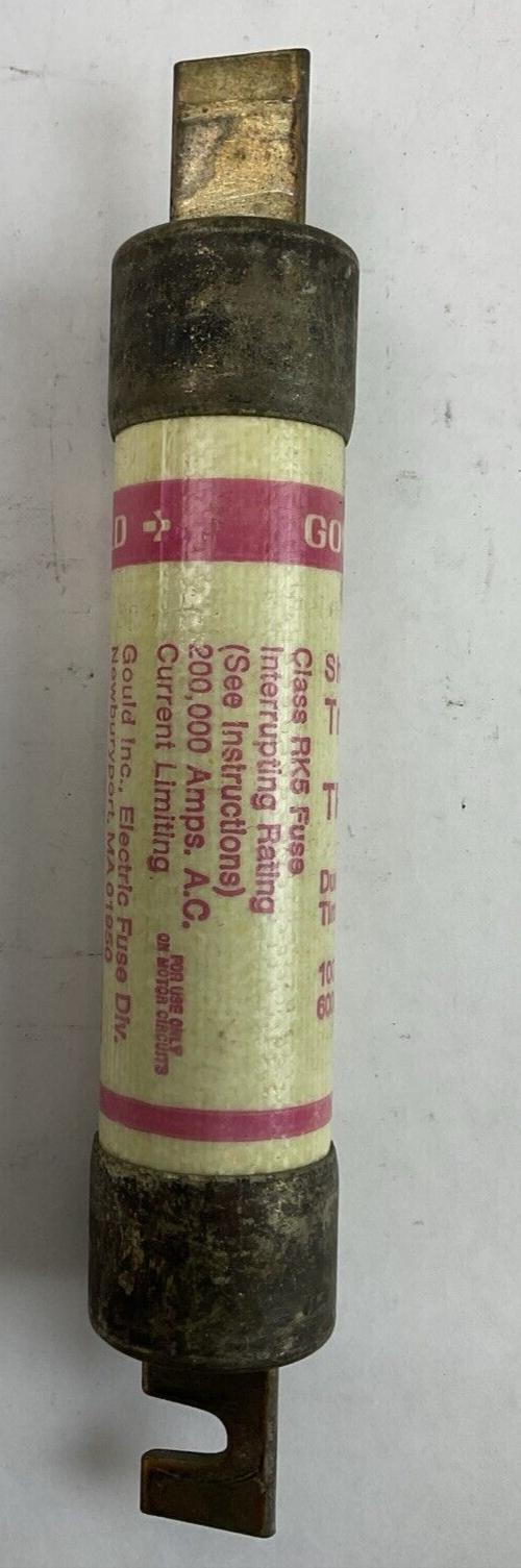 GOULD SHAWMUT TRS100R TRI-ONIC DUAL ELEMENT FUSE 100AMP 600VAC (LOT OF 3)