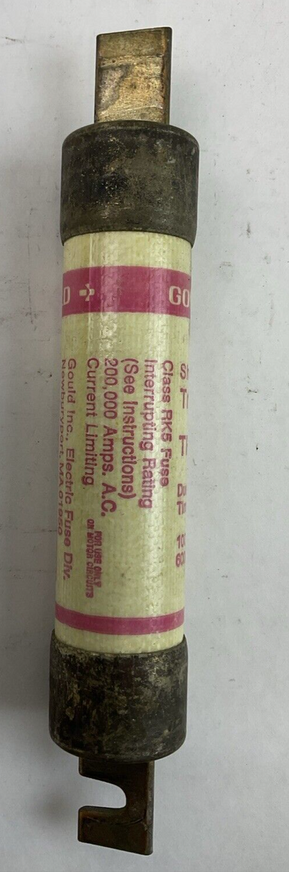GOULD SHAWMUT TRS100R TRI-ONIC DUAL ELEMENT FUSE 100AMP 600VAC (LOT OF 3)