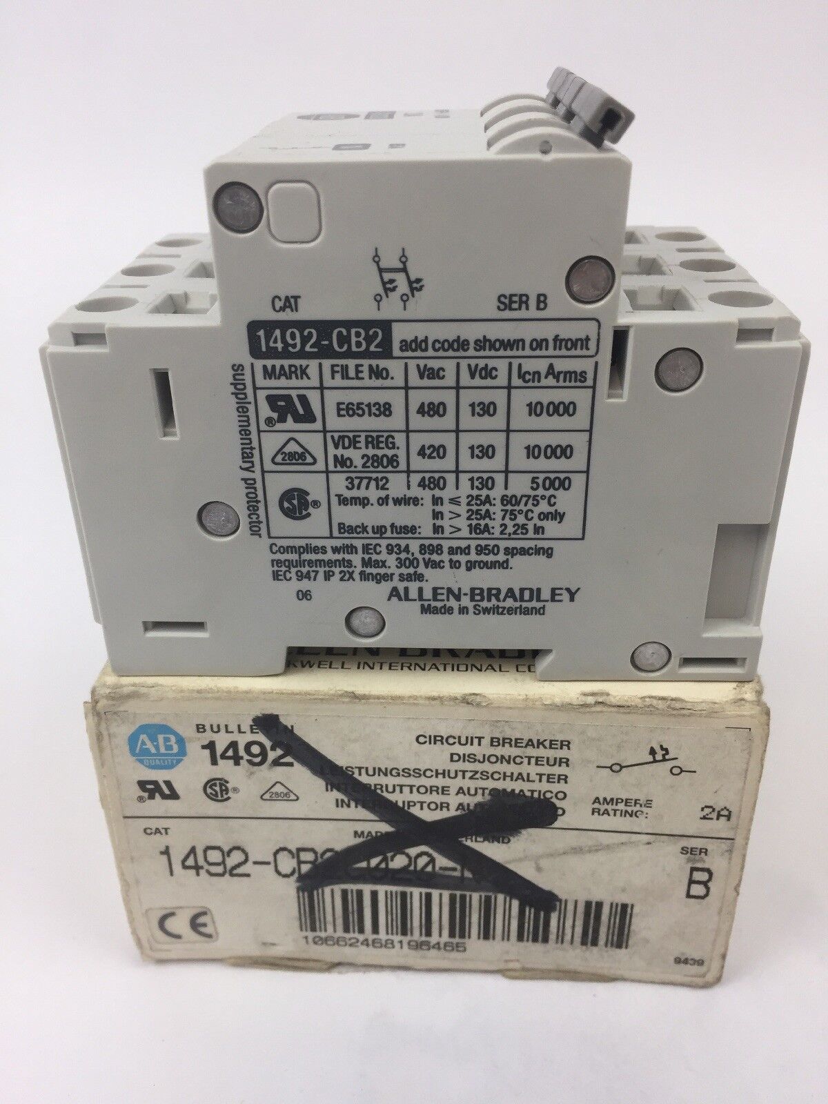 ALLEN BRADLEY 1492-CB2G020-N