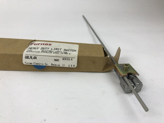 Furnas 60LAL4N Heavy Duty Limit Switch Adjustable Length Rod