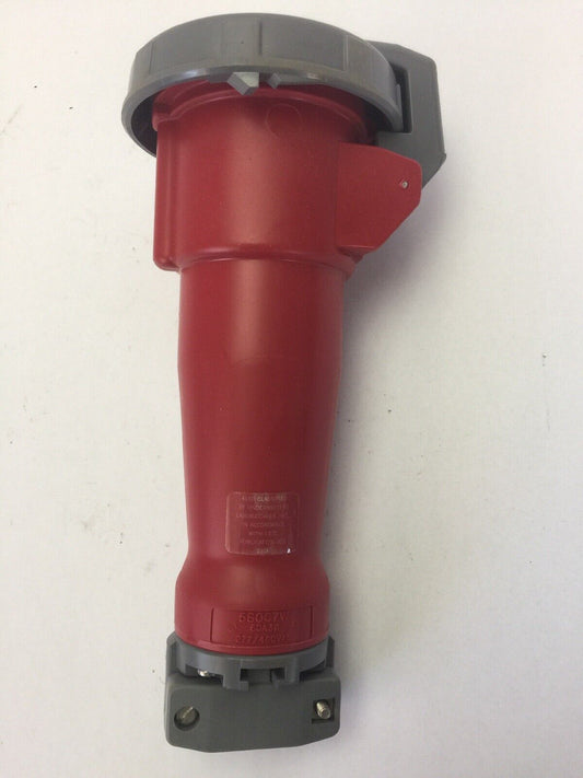 HUBBELL 560C7W PIN & SLEEVE CONNECTOR  277/480VAC 60A