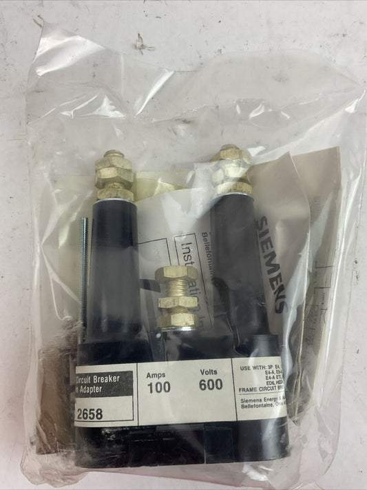 SIEMENS PC2658 PLUG-IN MOUNTING ASSEMBLY FOR USE WITH FRAME TYPE E, ED 100A