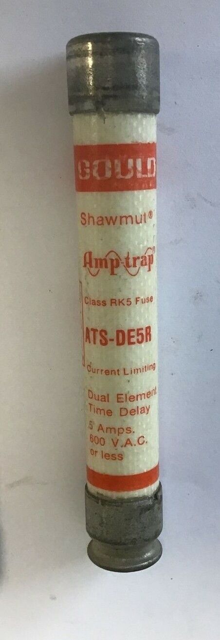 GOULD SHAWMUT ATS-DE5R FUSE AMP TRAP 5A CLASS RK5 TIME DELAY ***LOTOF4***