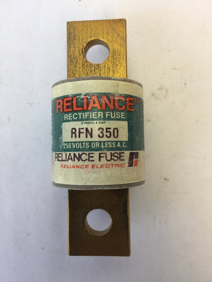 RELIANCE RFN350 RECTIFIER FUSE 350 AMP 250 VOLTS