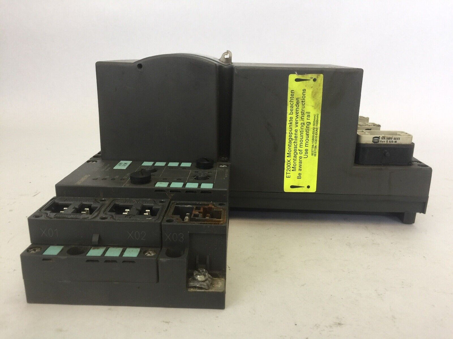 SIEMENS 3RK1300-0FS01-0AA0 MOTOR STARTER CONTROLLER 6ES7 141-1BF12-0XB0 MODULE