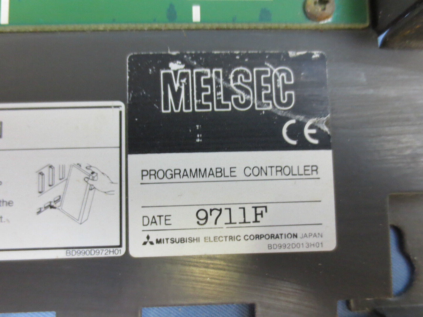 MITSUBISHI A68B 8-SLOT RACK / PROGRAMMABLE CONTROLLER BASE UNIT - MELSEC