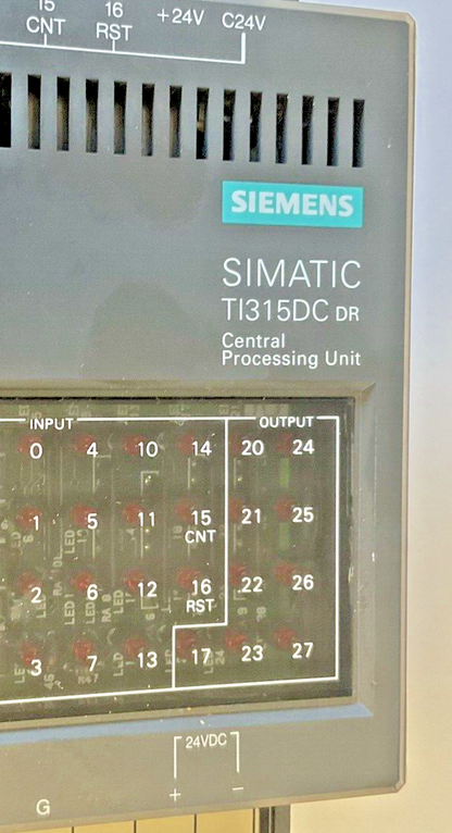 SIEMENS TI315DC CENTRAL PROCESSING UNIT 265VAC 30VDC 25WATTS