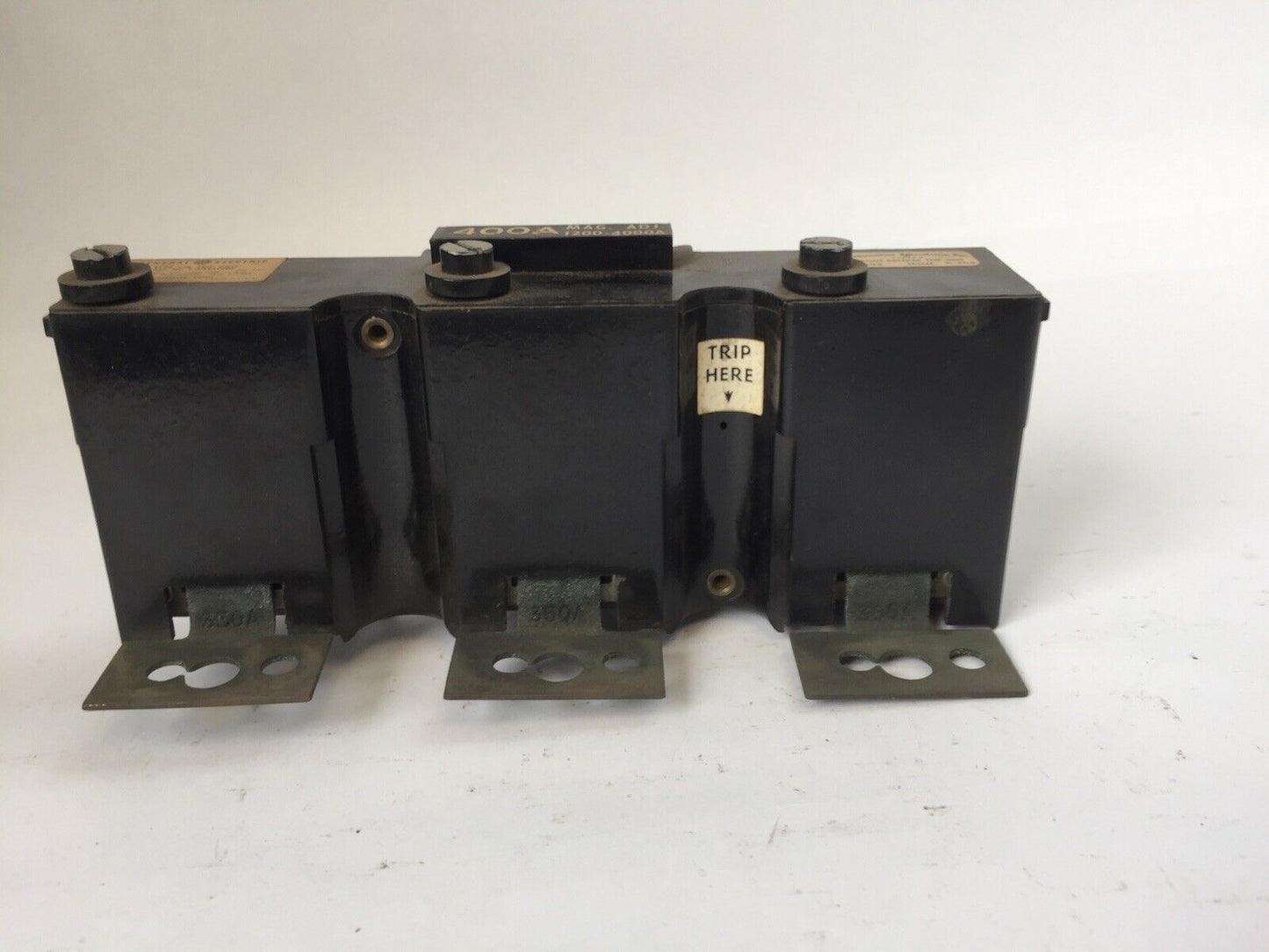 GE TJK636T400 TRIP UNIT 400 AMP 3 POLE MAG TRIP ADJ 1200-4000A