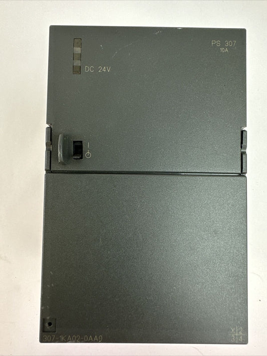 SIEMENS 1P 6ES7 307-1KA02-0AA0 SIMATIC PS 307 POWER SUPPLY 24VDC 10A