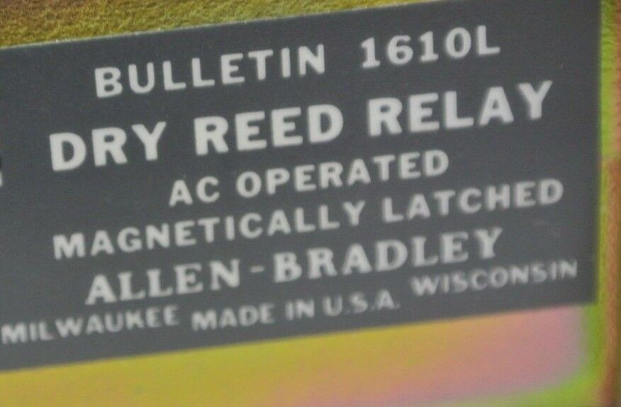 ALLEN-BRADLEY 1610L-T0110SA1 DRY REED RELAY / 120V / 1 NO, 1 NC - NEW SURPLUS