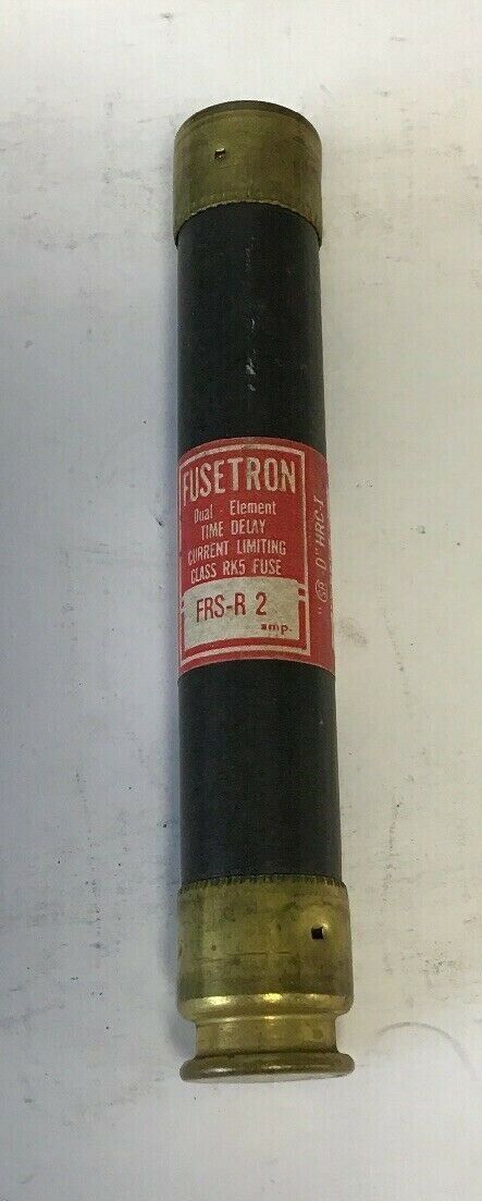 FUSETRON FRS-R-2 RK5 2AMP 600VAC TIME DEL. CURRENT LIMITING FUSE**LOTOF10**