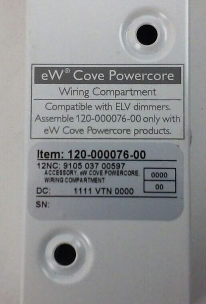 PHILIPS 120-000076-00 eW COVE POWERCORE WIRING COMPARTMENT - NEW IN BOX