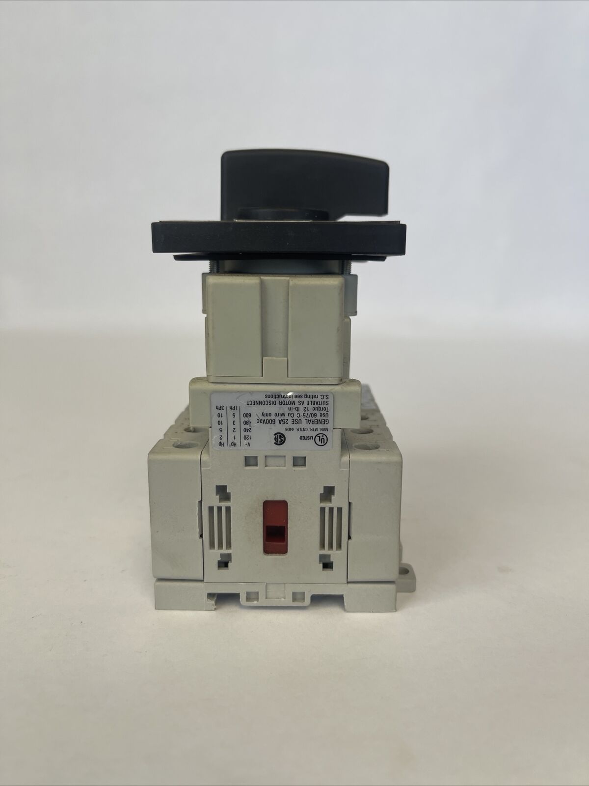 ALLEN BRADLEY 194-A25-3753 DISCONNECT SWITCH 25A 600VAC SER B 10HP