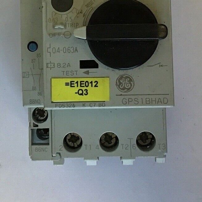 GENERAL ELECTRIC GPS1BHAD MANUAL MOTOR STARTER GPAE11LLA& (2) GPAC10FBA