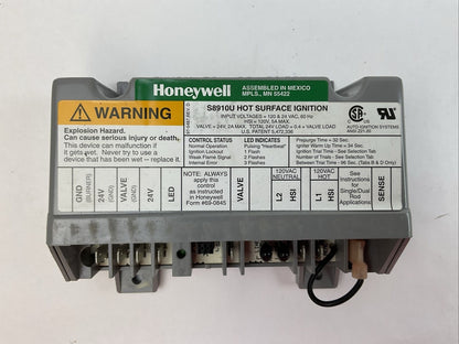 HONEYWELL S8910U HOT SURFACE IGNITION MODULE