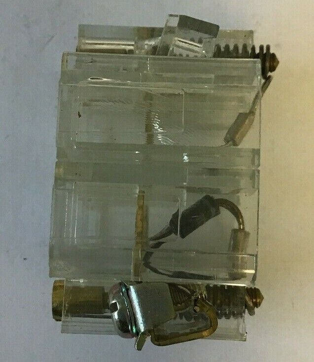 RUNDEL IDEC PR4 CONTACT BLOCK***LOTOF25***