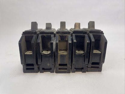 CUTLER HAMMER / WESTINGHOUSE QCL1015 CIRCUIT BREAKER 15A 1P 120/240VAC(LOT OF 5)