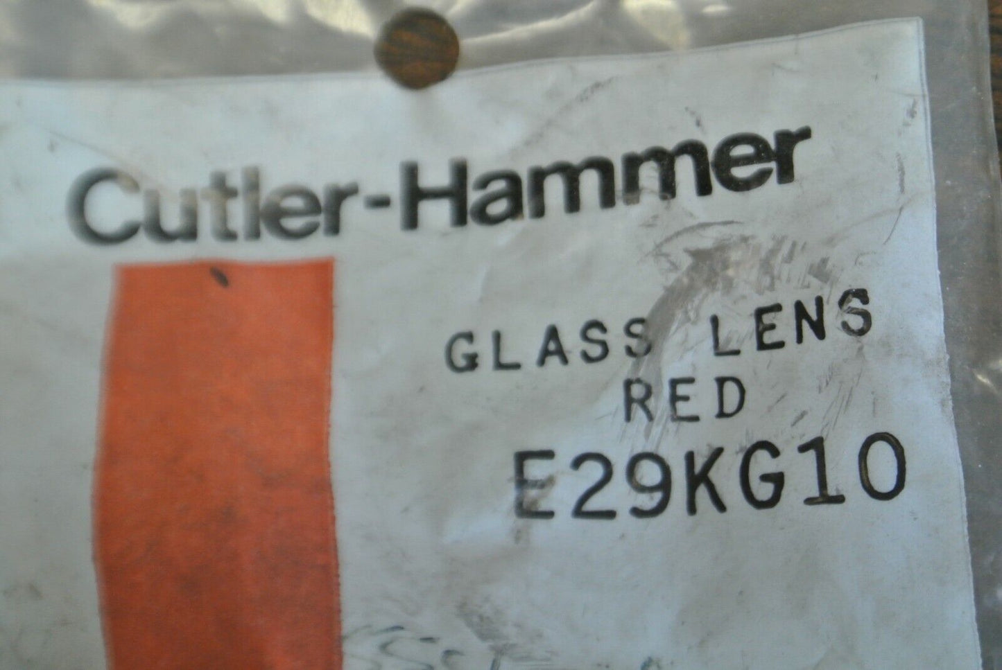 CUTLER-HAMMER GLASS LENSES / 9 pcs AMBER, 4 pcs RED, 2 pcs GREEN / NEW SURPLUS