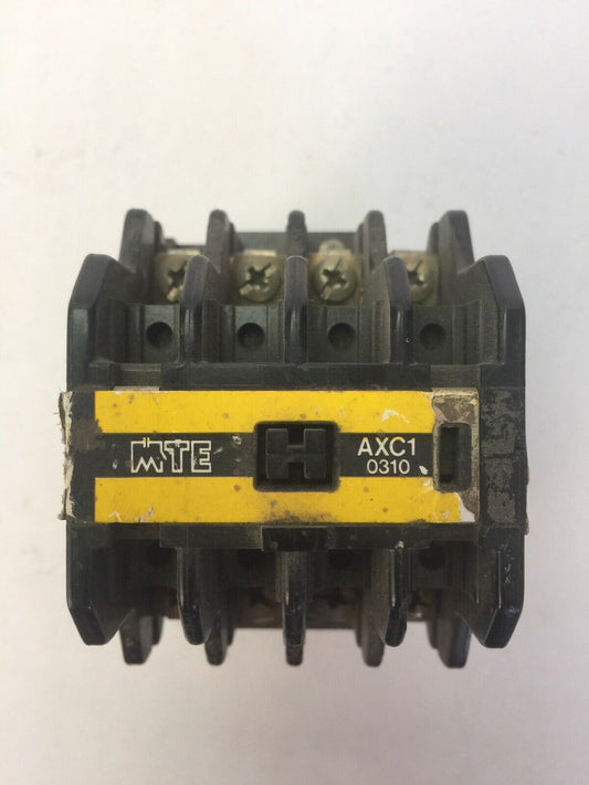 MTE AXC1310 RELAY 600VAC 20HP COIL 115V 50/60HZ