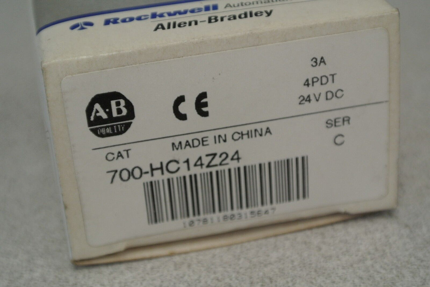 ALLEN-BRADLEY 700-HC14Z24 RELAY / 3A / 4PDT / 24VDC / NEW SURPLUS