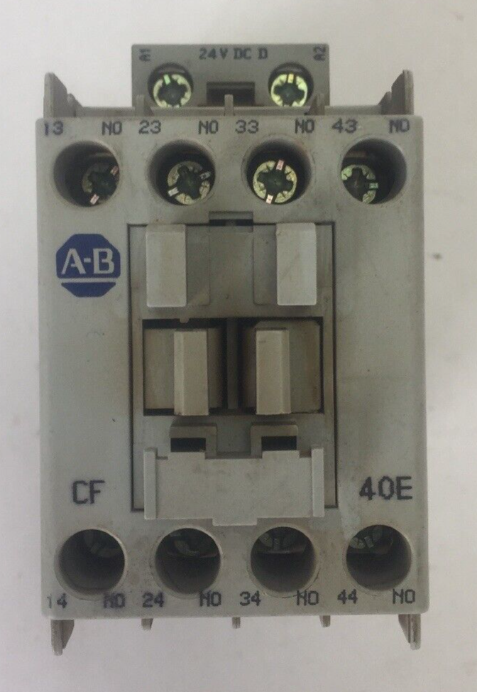 ALLEN BRADLEY 700-CF400D* CONTACTOR  SER A 600VAC 25A COIL 24VDC