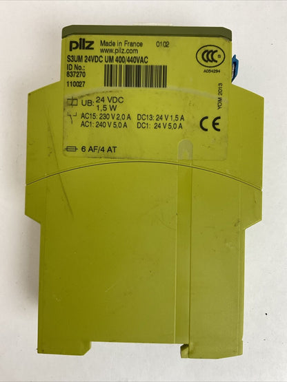 PILZ S3UM 24VDC UM 400/440VAC SAFETY RELAY