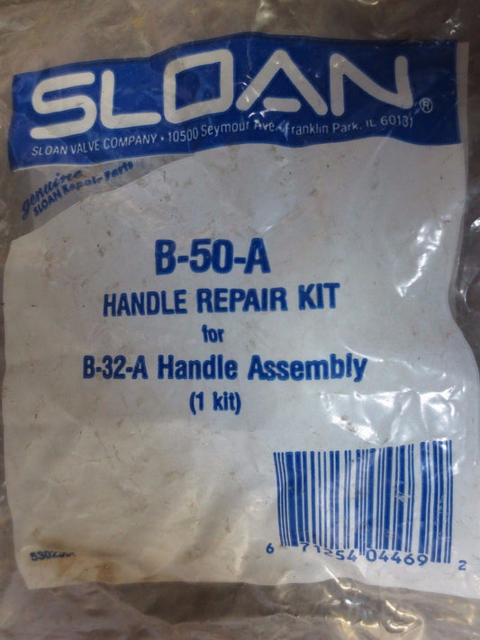 SLOAN B-50-A HANDLE REPAIR KIT for B-32-A HANDLE ASSEMBLY - NEW SURPLUS in BAG