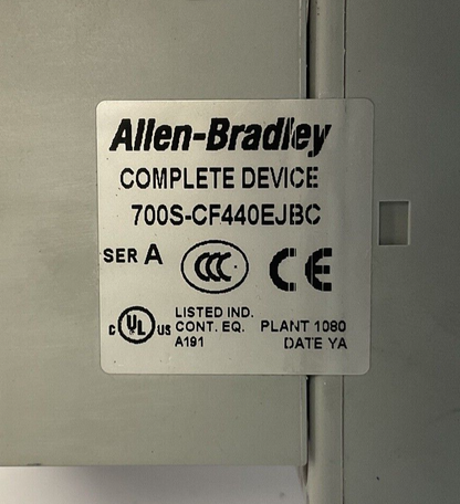 ALLEN BRADLEY 700S-CF440EJBC CONTROL RELAY SER.A