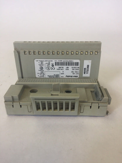 ALLEN BRADLEY 1794-TB2 I/O TERMINAL BLOCK SER A REV A01 F/W REV BLANK 5VDC