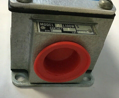 GOULD GL100WS 2M 1  R.B. DENISON LIMIT SWITCH SER.F TYPE L NEMA A600
