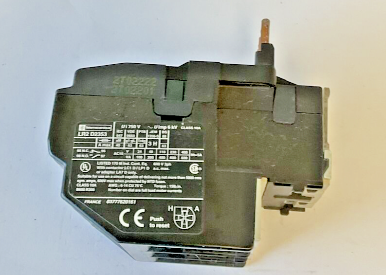 TELEMECANIQUE SQUARE D LR2 D2353 OVERLOAD RELAY