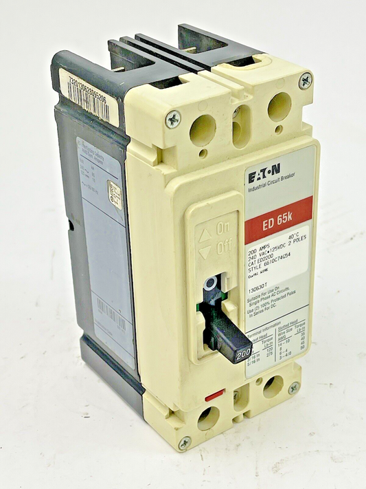 EATON - ED2200 - INDUSTRIAL CIRCUIT BREAKER - 200A/2POLE/240VAC