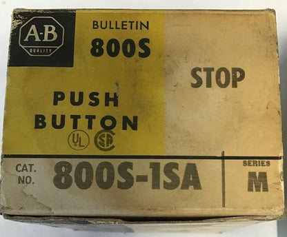 ALLEN BRADLEY 800S1-SA SER.M  PUSH BUTTON RED STOP