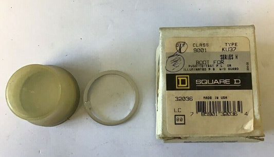 SQUARE D 9001 KU37 BOOT FOR PUSH TO TEST P.B. . ILL. W/O GUARD SER.H