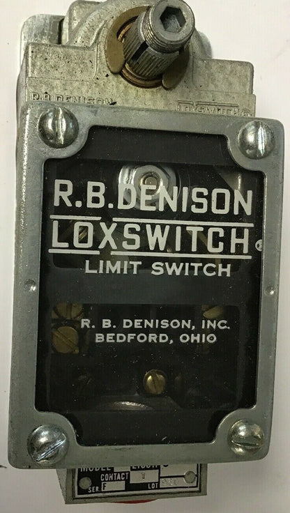 GOULD L100WS2PF R.B. DENISON LIMIT SWITCH CONTACT 1
