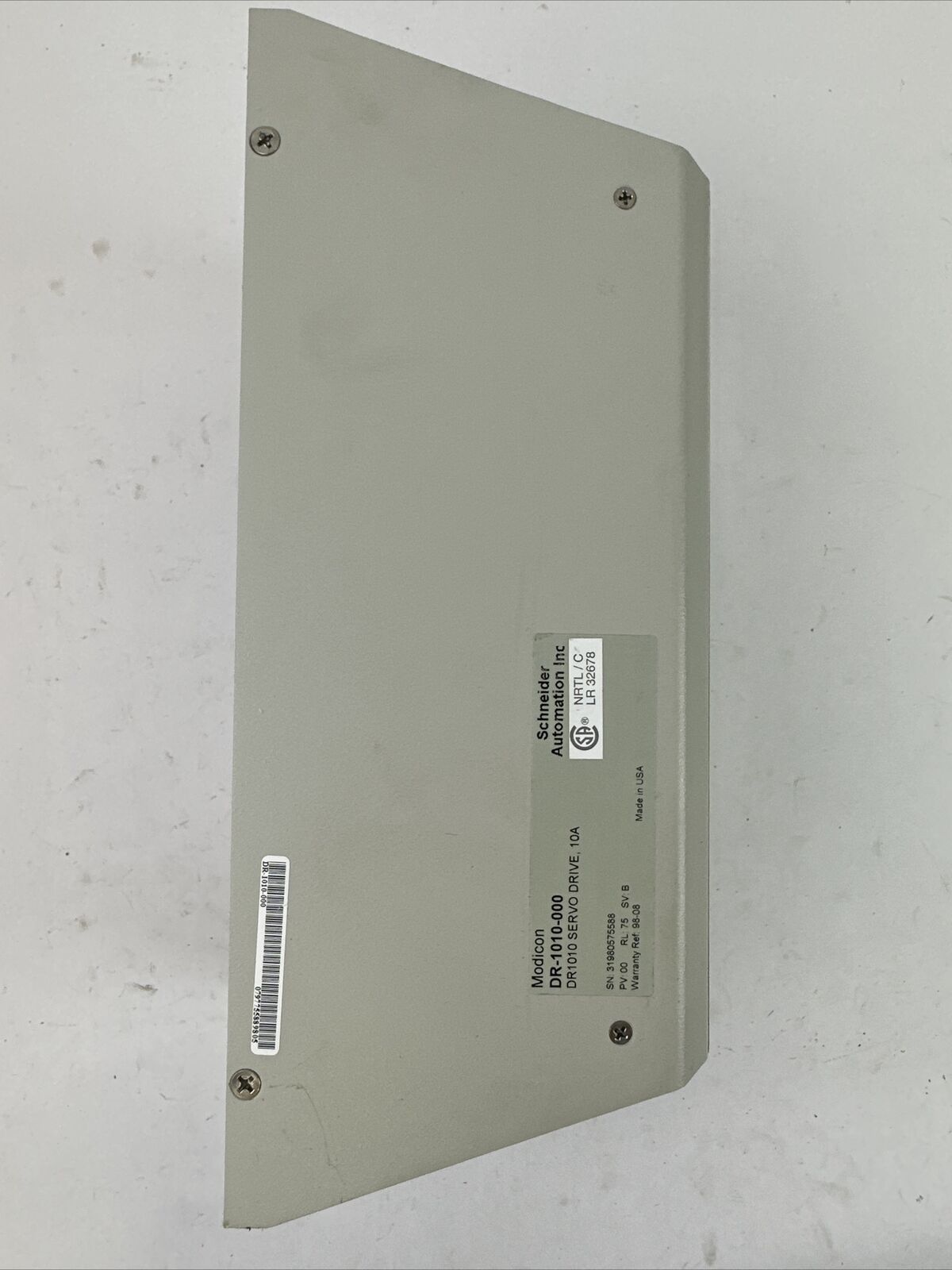 MODICON DR-1010-000 DR1010 SERVO DRIVE 10A CYBERLINE 1000A SERVO DRIVE