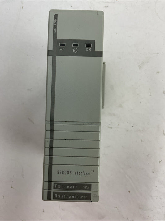 ALLEN BRADLEY 1768-MO4SE SER A F/W REV 15.37 4 AXIS SERCOS INTERFACE MODULE