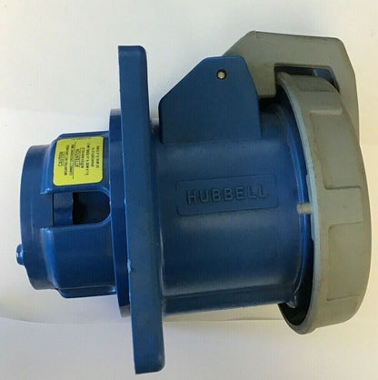 HUBBELL 560R9W 60A 120/208VAC PIN&SLEEVE RECEPTACLE 4POLE 5WIRE GRND.